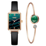 Relógio Feminino Gaiety + Pulseira Verde luxo